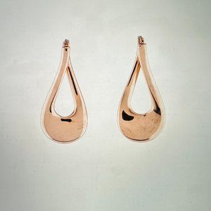 14K Rose Gold Drop Earrings